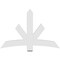 Ekena Millwork Alberta Architectural Grade PVC Gable Bracket, 60"W x 40"H x 2"D x 6"F, 16/12 Pitch GBP060X40X0206ALB00 - alternate 5